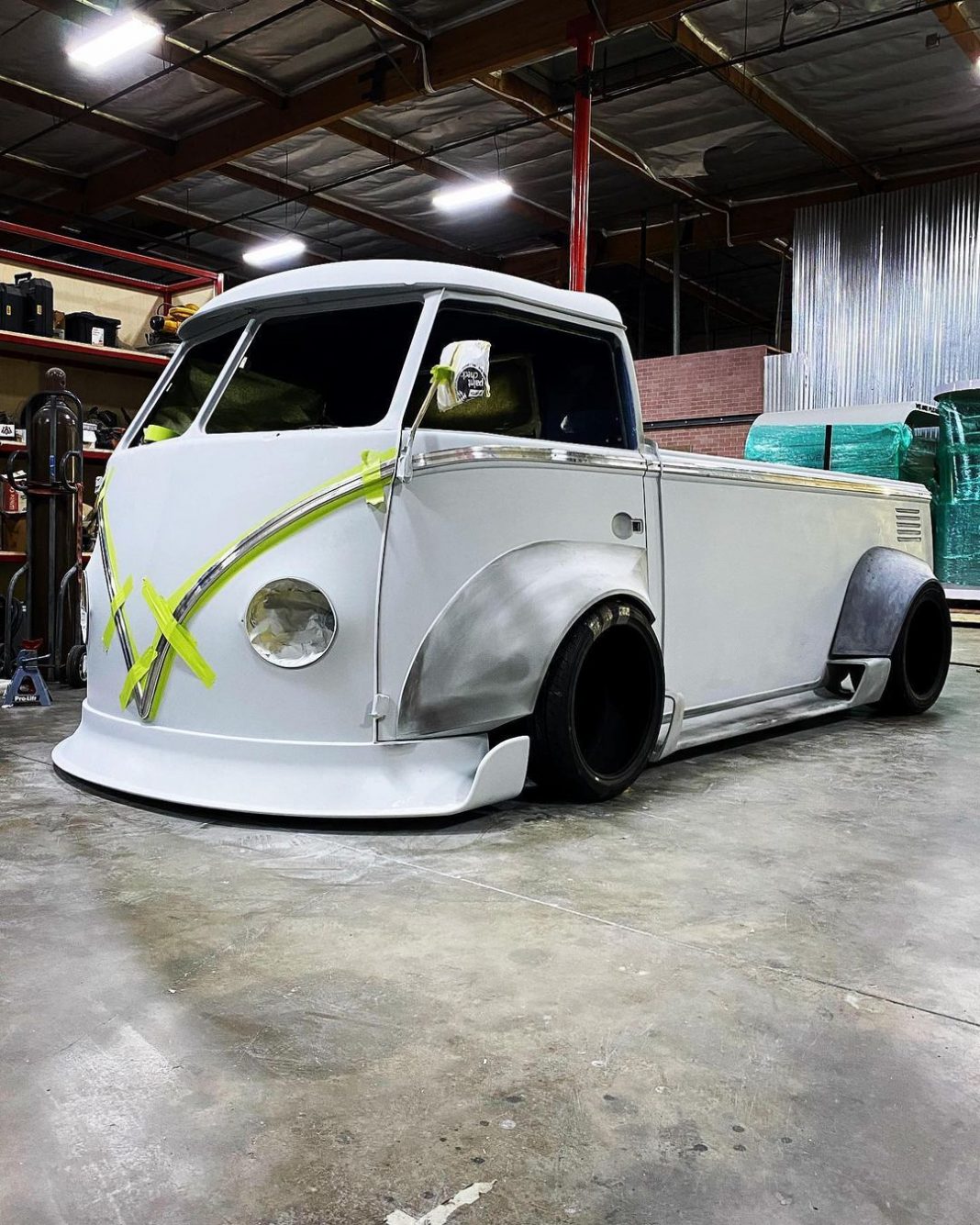 Widebody Vw Bus And Pickup With Rwb Look Built For Sema