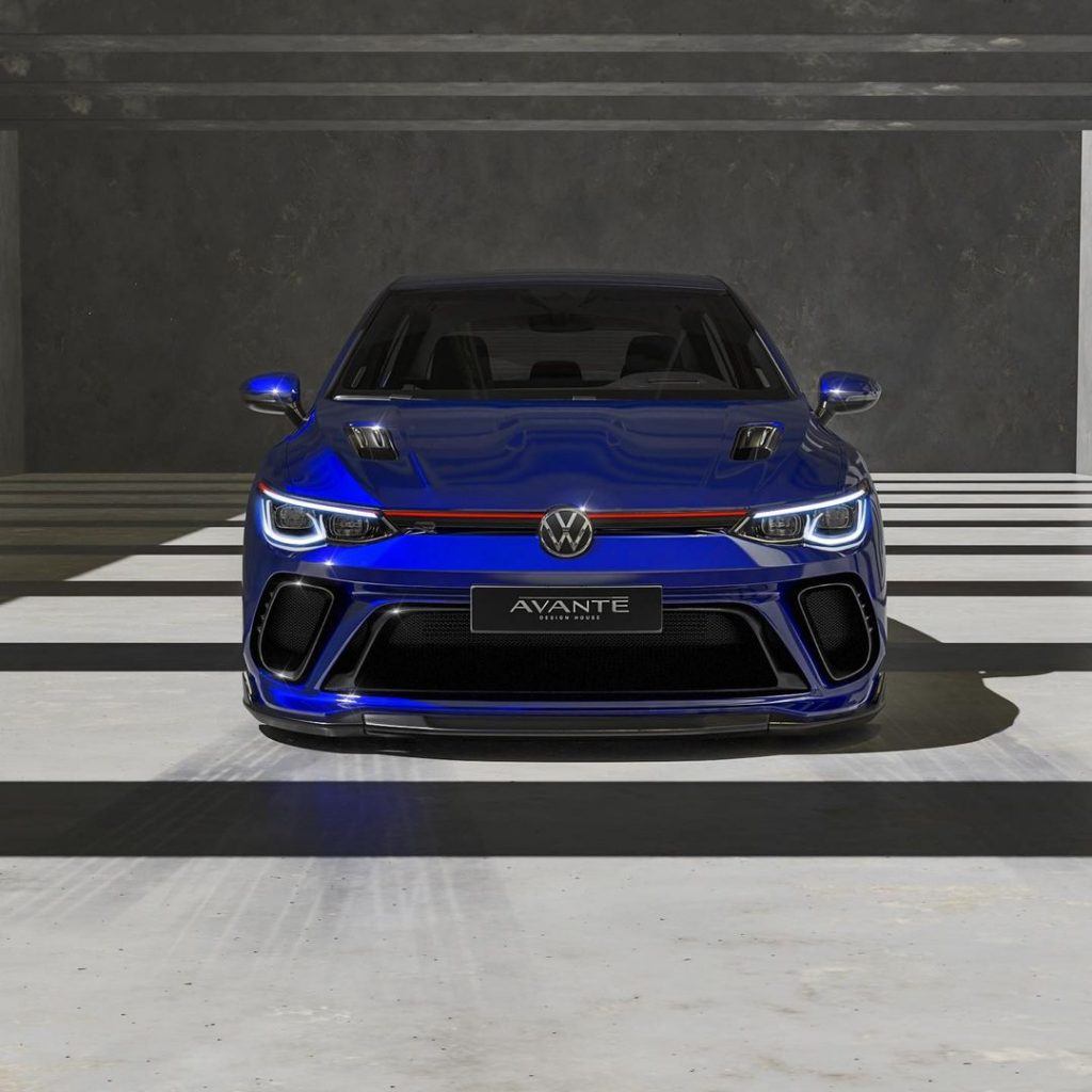 2022 VW Golf R Looks as Sick as a Focus RS in Avante Widebody Kit