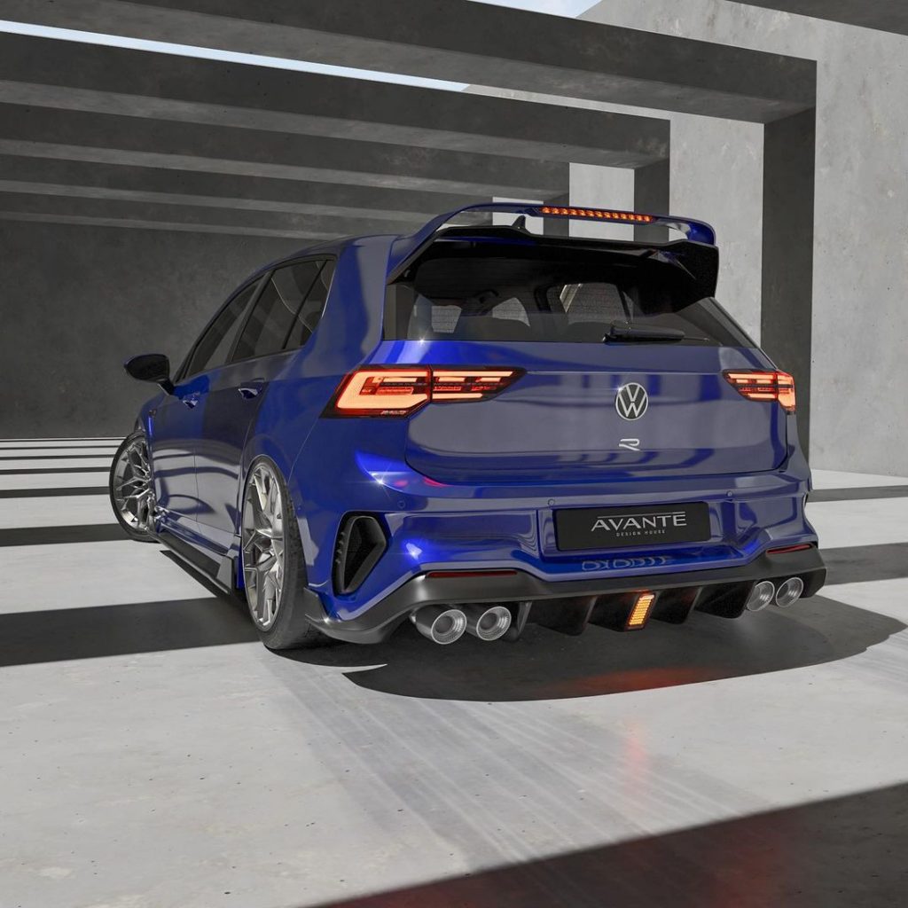 2022 VW Golf R Looks as Sick as a Focus RS in Avante Widebody Kit