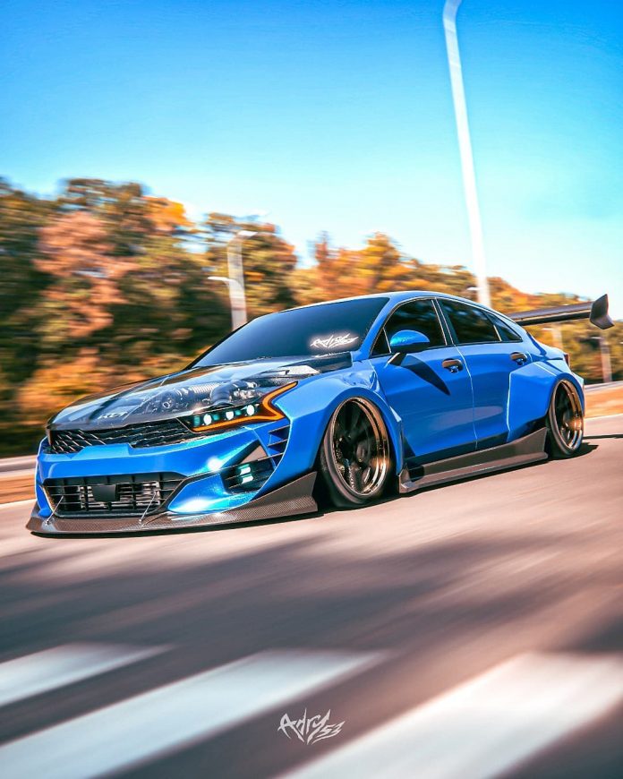 Hellcat-Hunting Kia K5 Is a Korean Muscle Car Dream with Supercharged ...