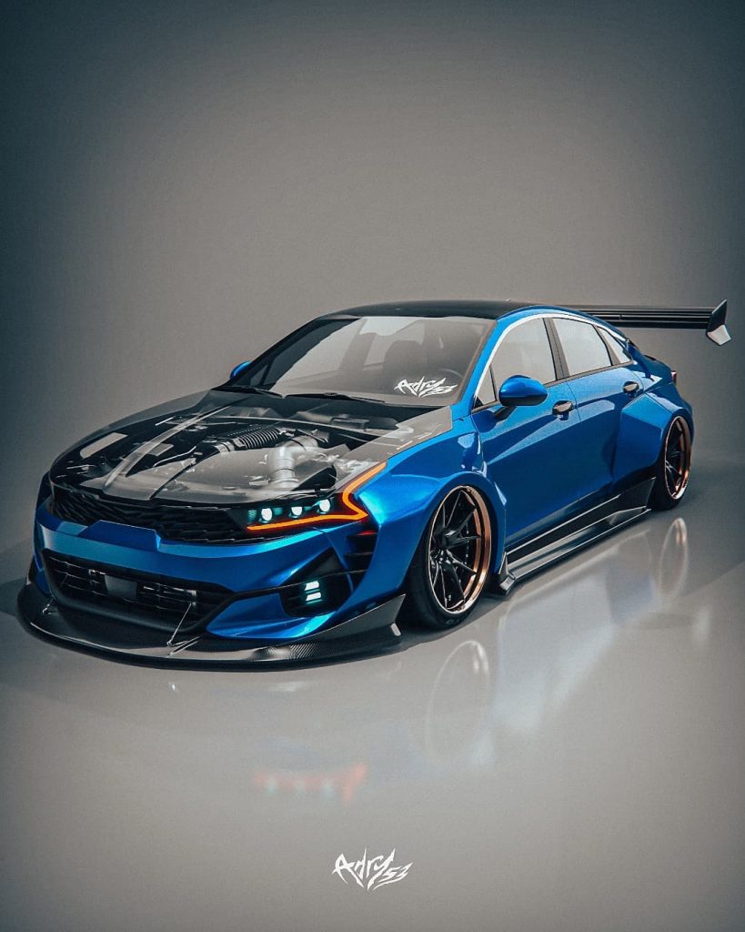 Hellcat-Hunting Kia K5 Is a Korean Muscle Car Dream with Supercharged ...