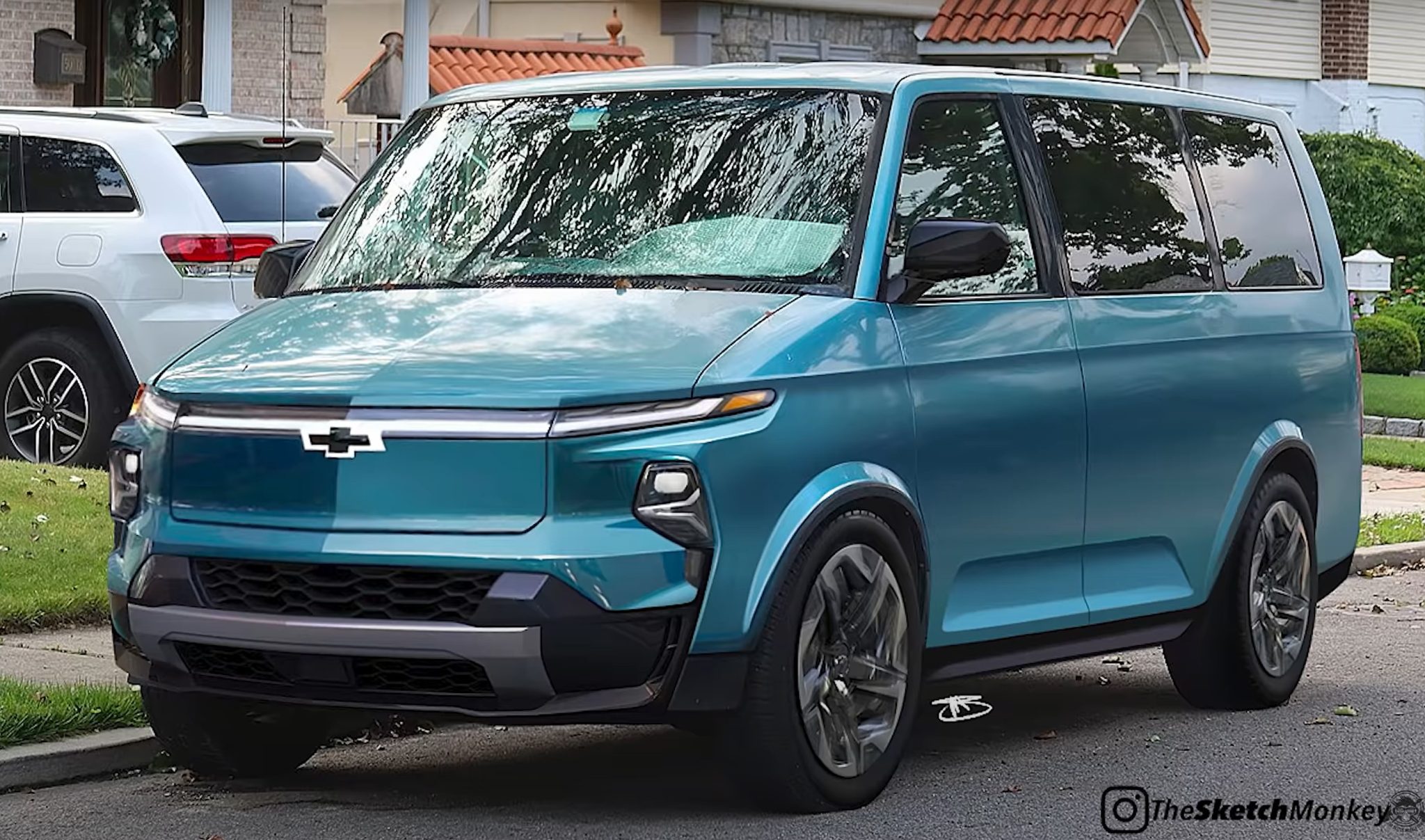 2024 Chevy Astro Van EV Revival Dream Brings Sporty Electric Take