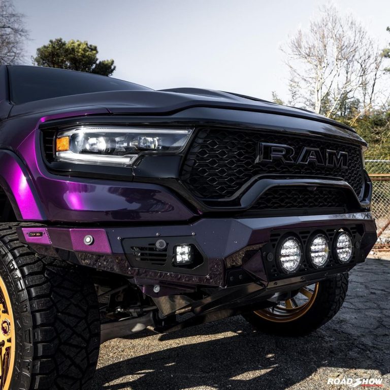 Rapper Lil Baby's Ram TRX Flexes Midnight Purple, Forgiatos and Bomber ...