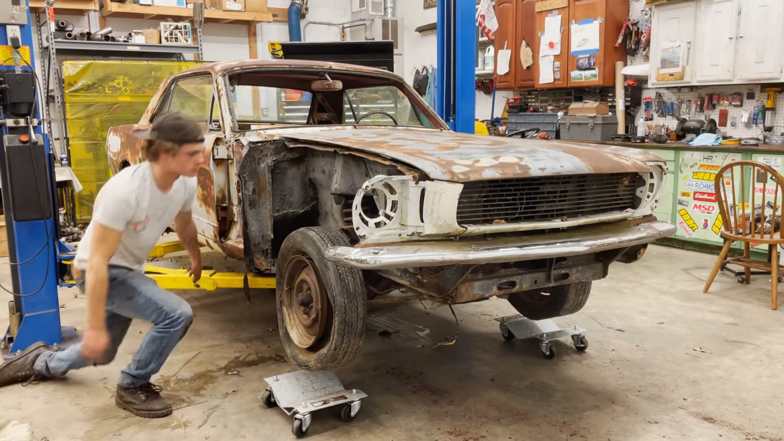 1965 Ford Mustang Body on a 1996 Honda Civic Chassis Is Dubbed 