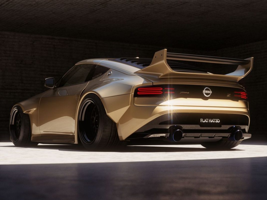 2024 Nissan Z Nismo Unofficial Concept Sports the HighMount Rear Wing