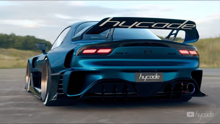 Mazda RX-7 Widebody Rendering by Hycade Looks Like a JDM Supercar