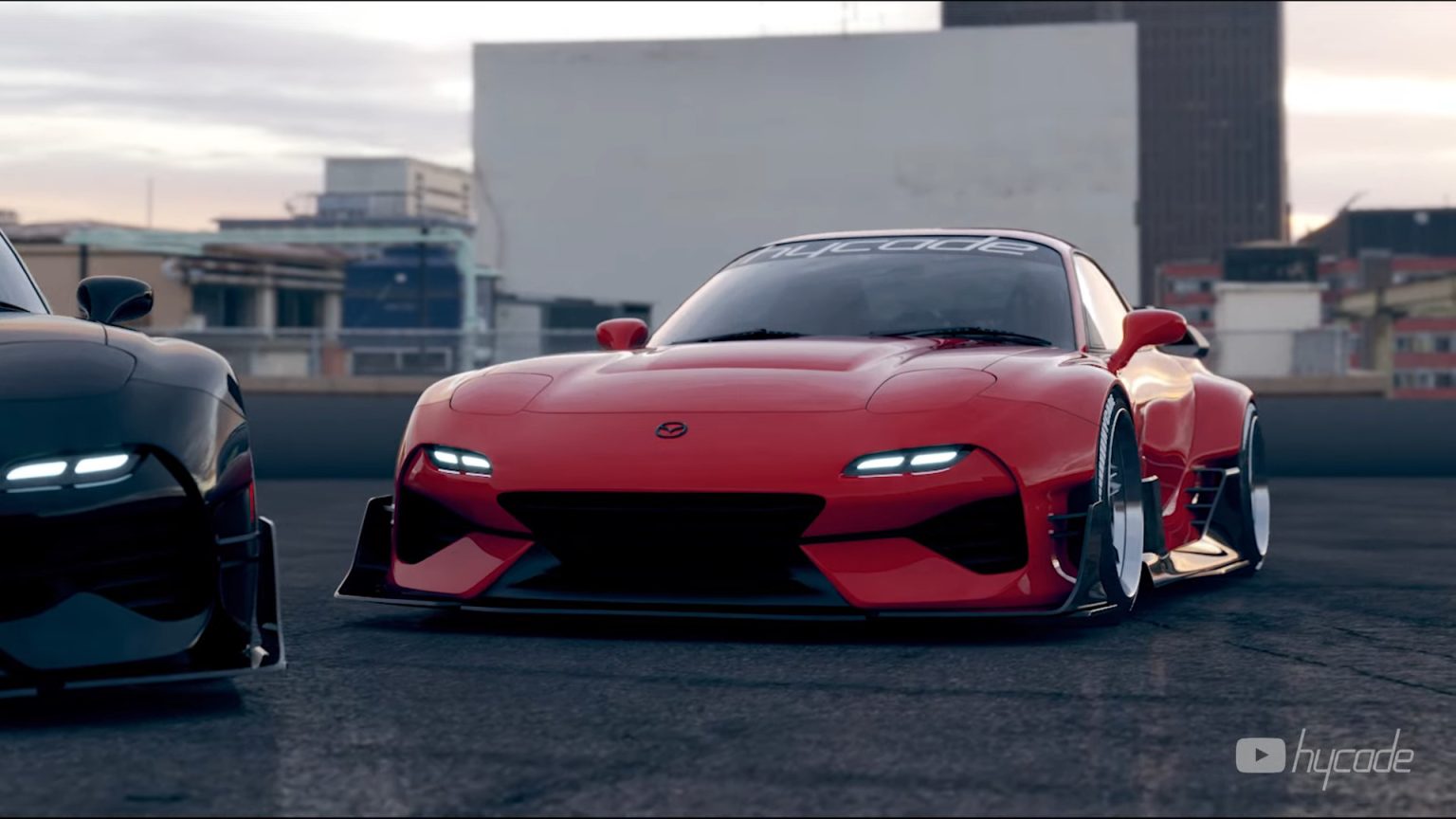 Mazda RX-7 Widebody Rendering by Hycade Looks Like a JDM Supercar