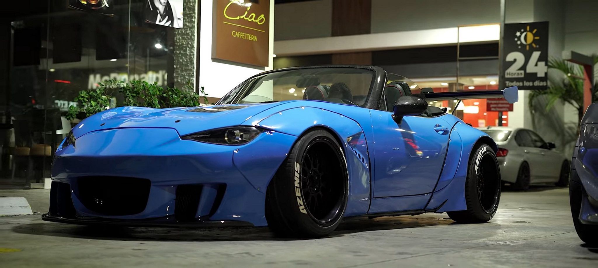 Widebody Mazda MX-5 Miata ND Rocket Bunny With Carbon Bits Meets Custom ...