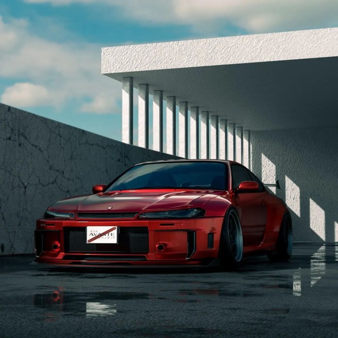 S15 Nissan Silvia With Avante Molded Widebody Looks Like an R34 Skyline ...