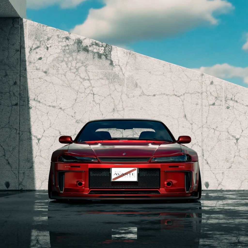 S15 Nissan Silvia With Avante Molded Widebody Looks Like an R34 Skyline ...