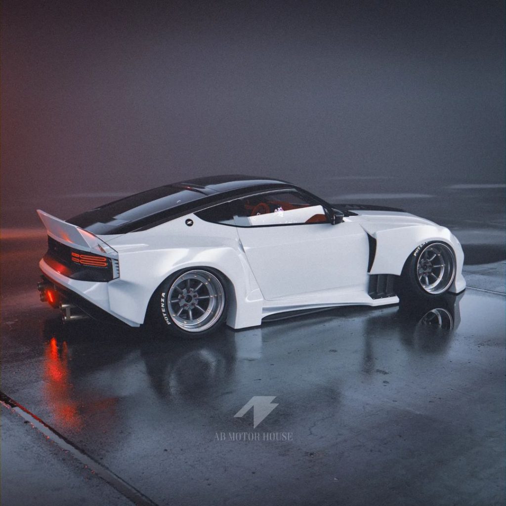 Dreamy Nissan Z Widebody Ducktail Kit Shows Streetable Aero