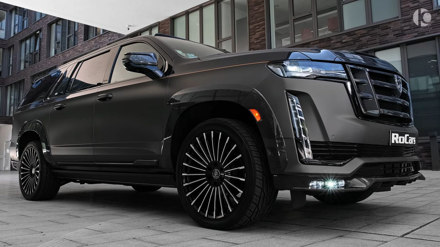 2022 Cadillac Escalade With Larte Body Kit Is An Evil Carbon Clad Suv