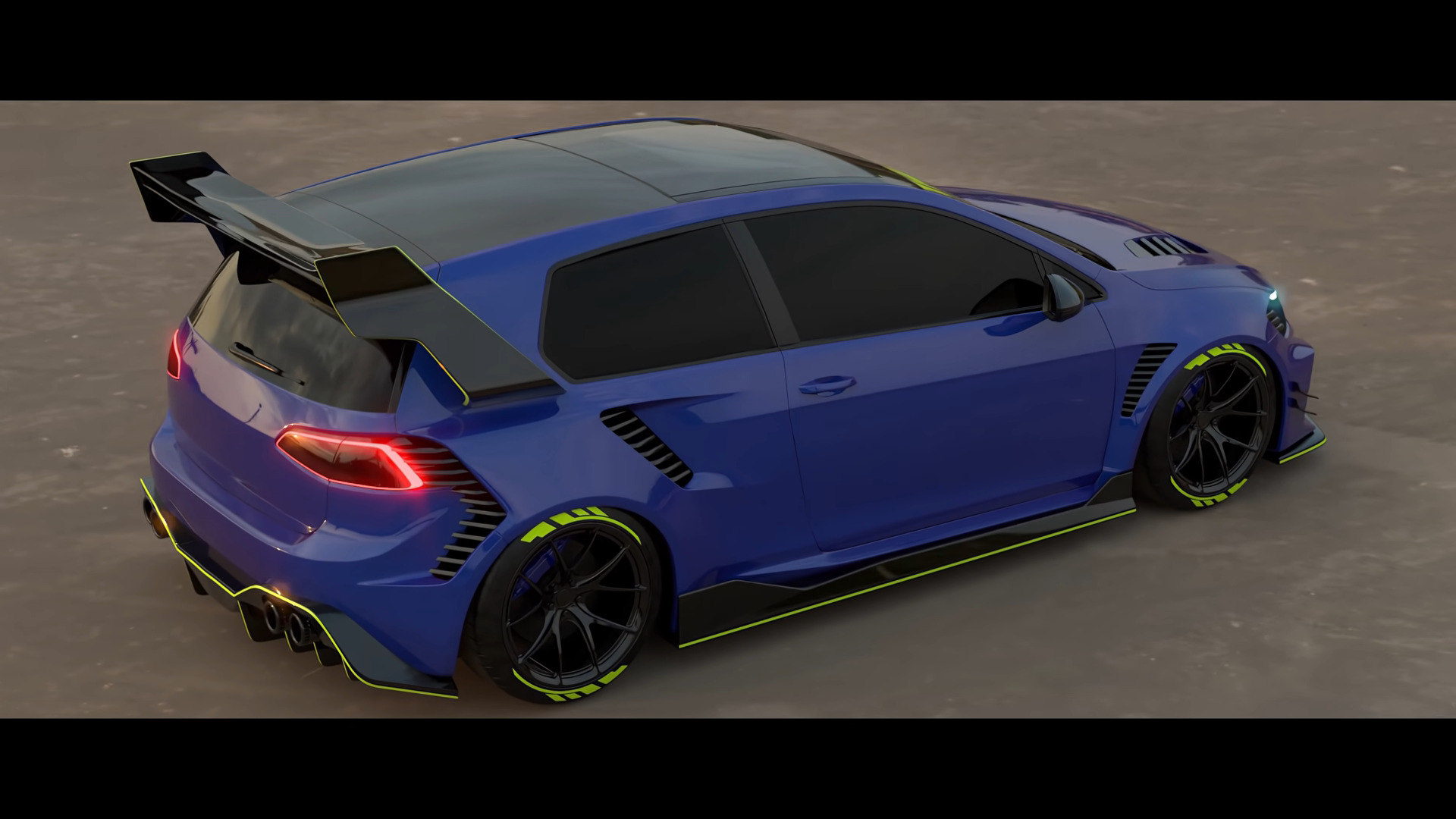 Vw Golf 7 Gti Hardcore Widebody Is Hycade S Rendering Masterpiece