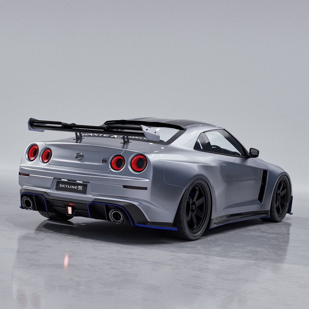 Next-Gen R36 Nissan GT-R Wraps Modern Classic R34 CGI Design Around ...