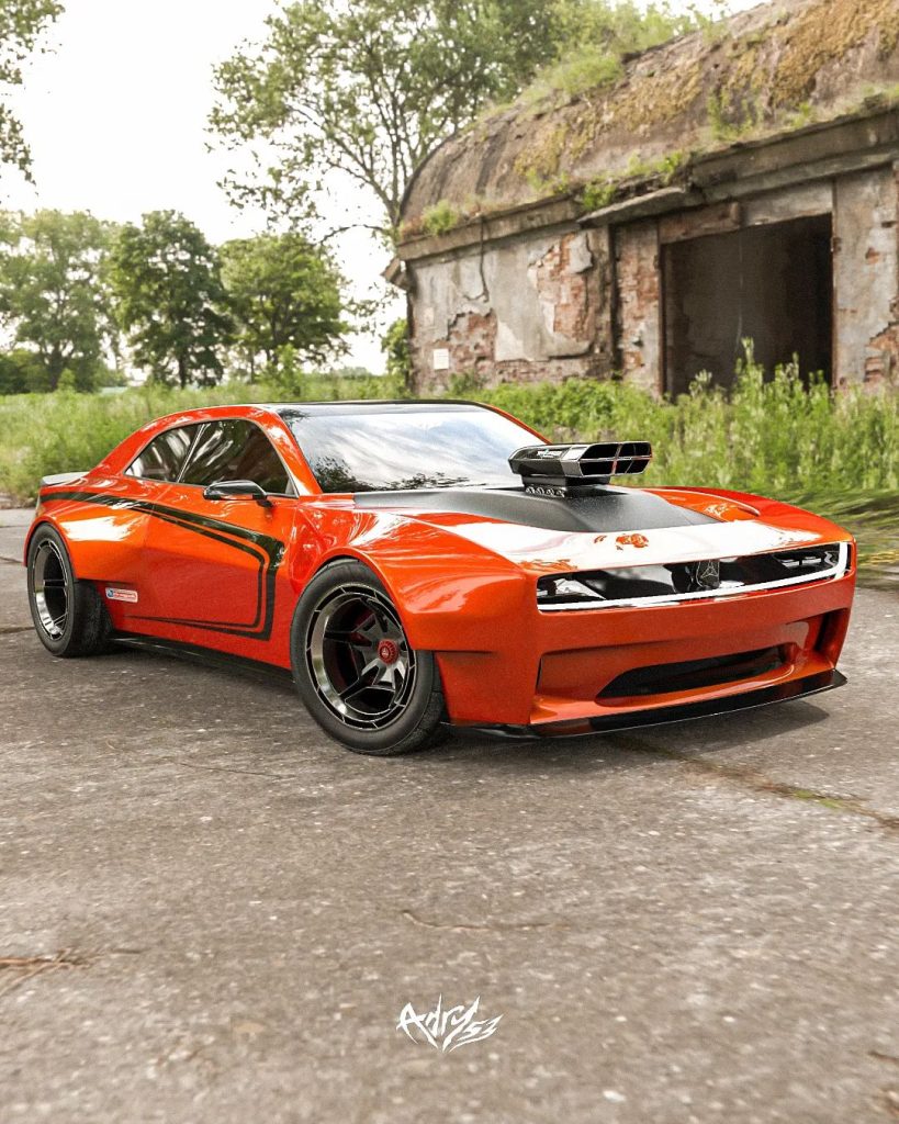 2024 Dodge Charger Banshee With Widebody and EV Blower Tech Marks ...