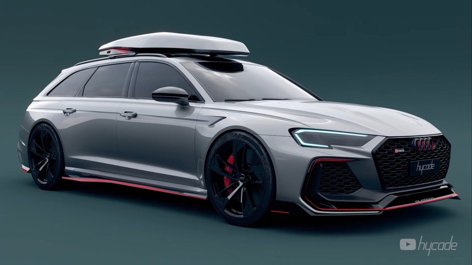 RS8 Avant SuperWagon Rendering by Hycade Combines the Best of Audi