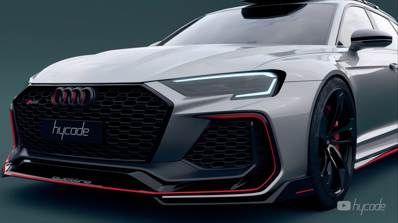 RS8 Avant SuperWagon Rendering by Hycade Combines the Best of Audi