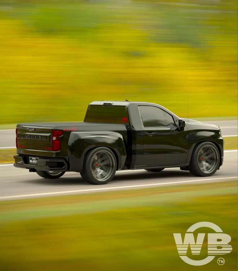 Chevy Silverado 632 SS Digital Concept Squeezes V8 Muscle into Stepside ...