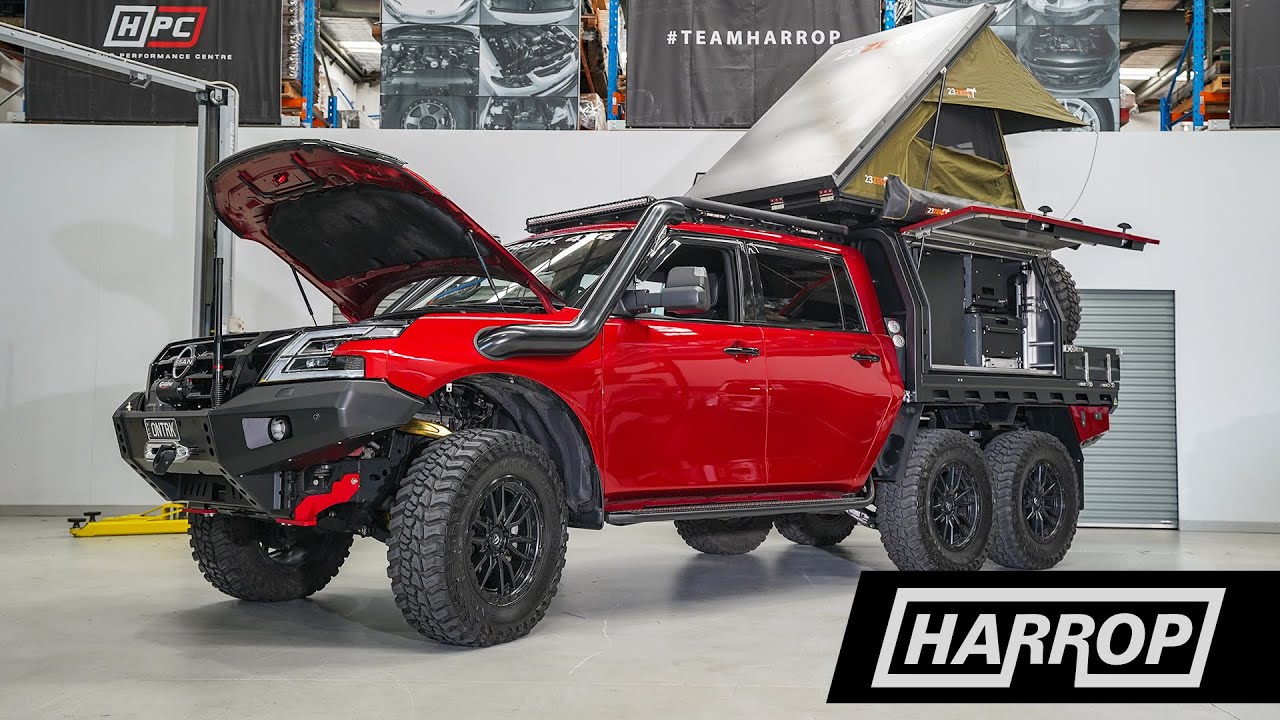 First Y62 Nissan Patrol Armada 6x6 Emerges as Supercharged Camper