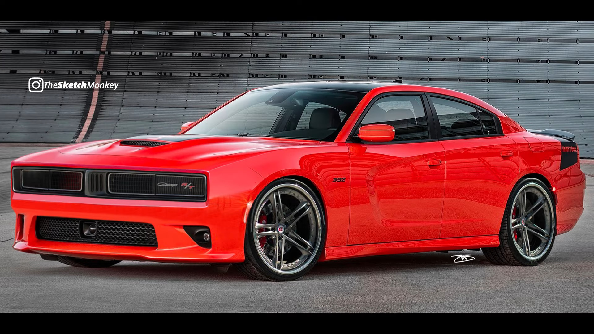 Dodge Charger Sedan Digitally Morphs into the 1969 Charger, Front End ...