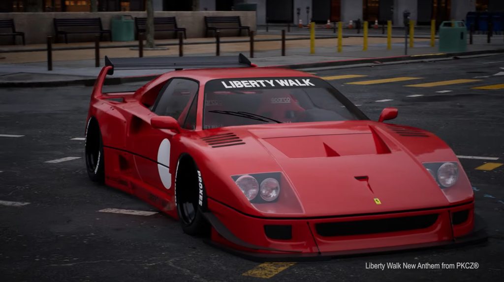 Slammed Ferrari F40 With Liberty Walk Widebody CGI-Unveiled Ahead of ...