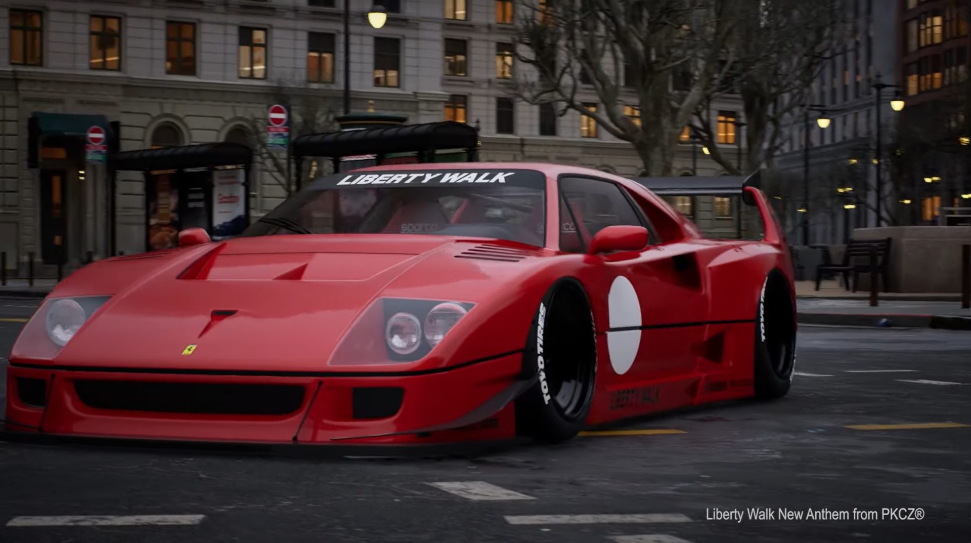 Slammed Ferrari F40 With Liberty Walk Widebody CGI-Unveiled Ahead of ...