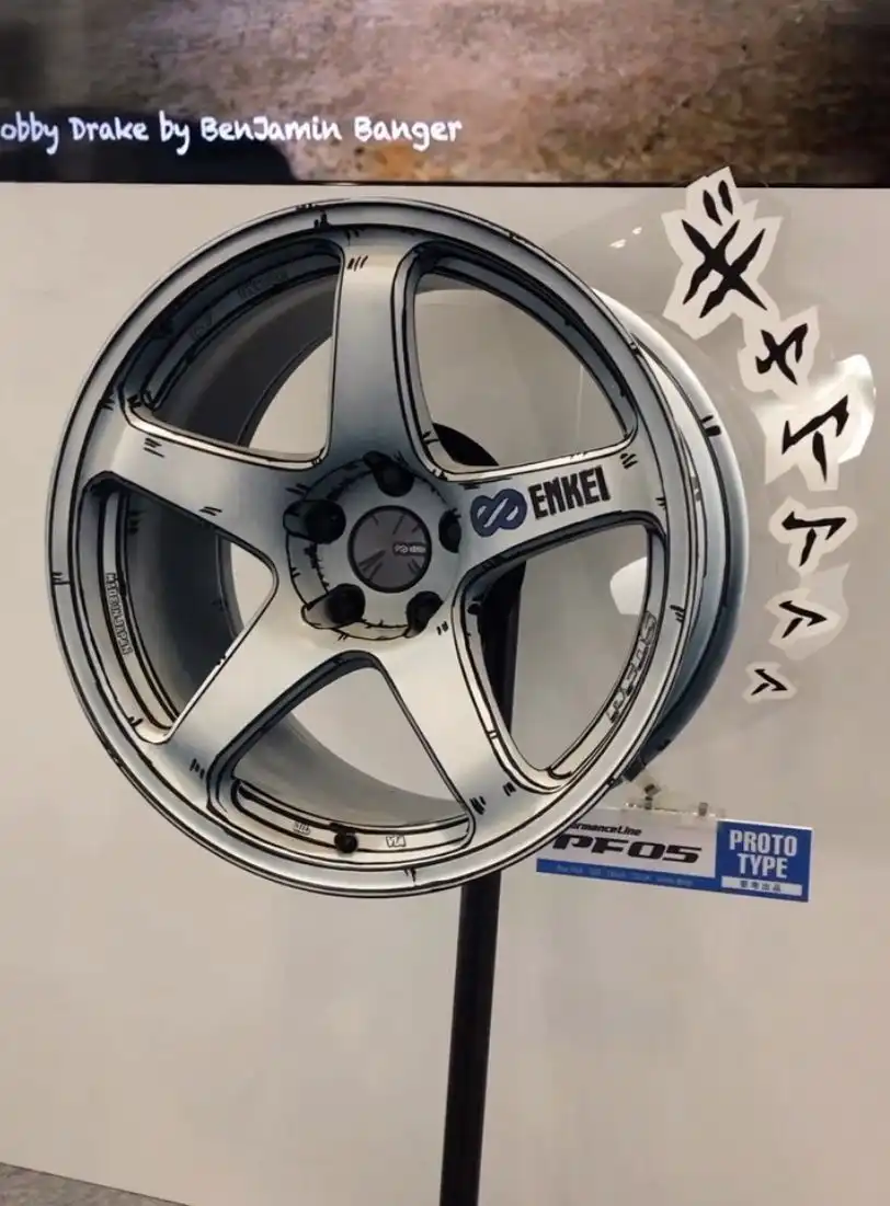 Enkeis Official Anime Prototype Wheel Brings Initial D To The Real World