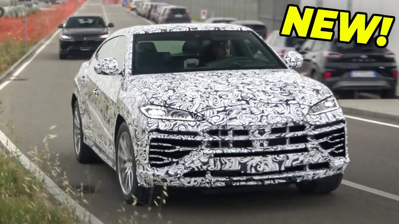 2025 Urus Hybrid Spied in Italy, V8 Exhaust Is Extremely Quiet