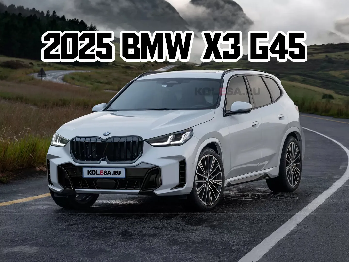 2025 BMW X3 G45 All-New Design Revealed In Accurate Rendering